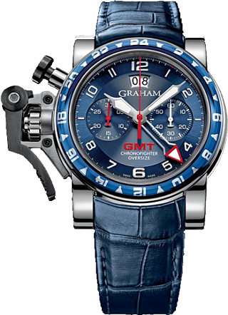 Graham Chronofighter Oversize GMT Blue 2OVGS.U06A Replica watch